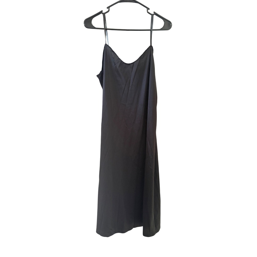 Vintage Wondermaid Black Antron III Nylon Full Slip‎ Dress Spaghetti Strap 36